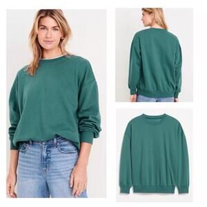 NWT: Old Navy SoComfy Oversized Tunic Sweat Shirt, Moss Green, Size XL